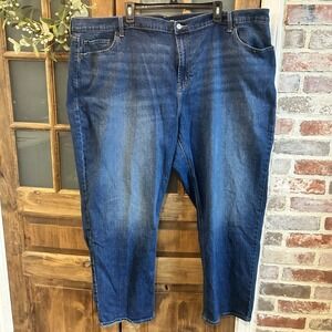 Old Navy Jeans Womens 26 Wow Boyfriend Mid‎ Rise Blue Denim Plus Casual